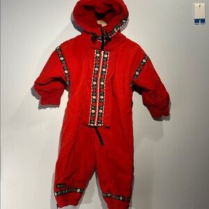 Wintergreen handmade fully lined with hood winter suit Size 18mo K00056
